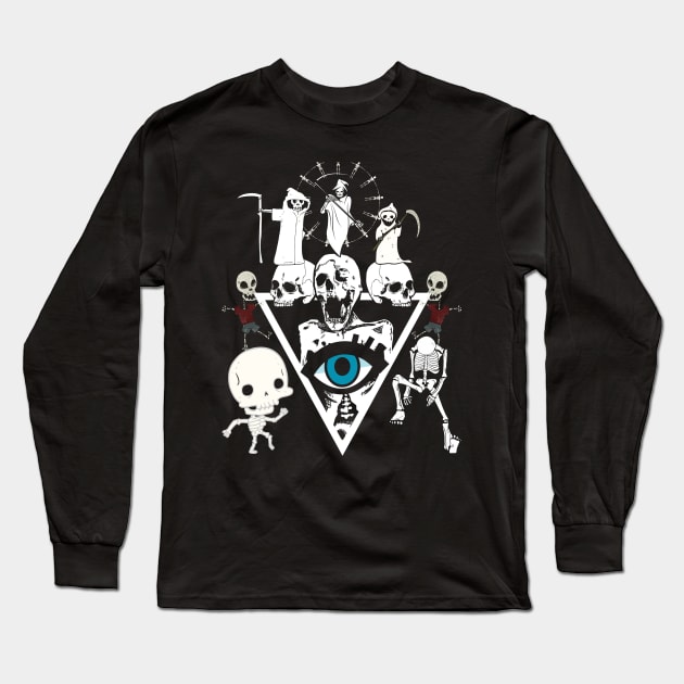 Ghost Family Long Sleeve T-Shirt by Royalswisss